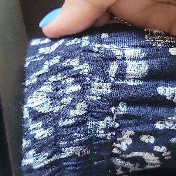 New with tag tribal print navy with white cupio size large pants - Picture 4 of 12